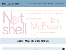 Tablet Screenshot of ianmcewan.com